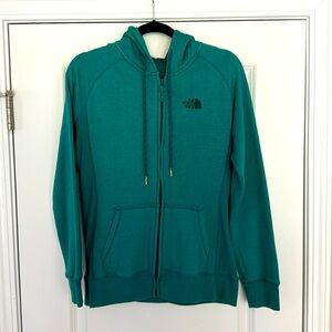 North Face zip up sweatshirt